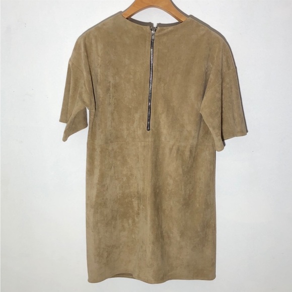 HYFVE Faux Suede Shift Mini Dress - Picture 4 of 9